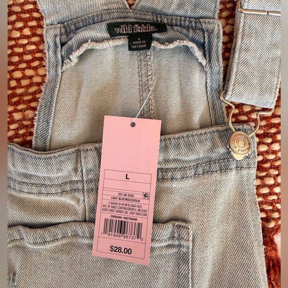 Light Blue Denim Overall dress - Picture 5 of 7